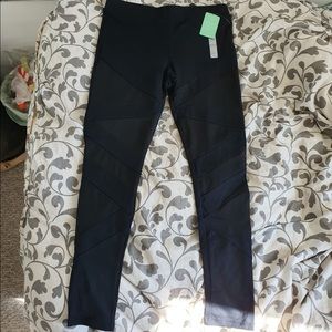 Forever 21 Activewear Mesh Panel Leggings